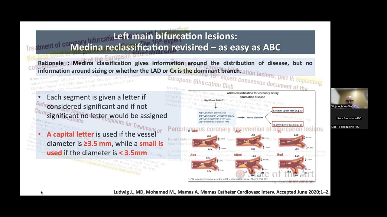 21.11.2023 DCB Academy: Lesson on Coronary BIF lesions - devices and clinical studies