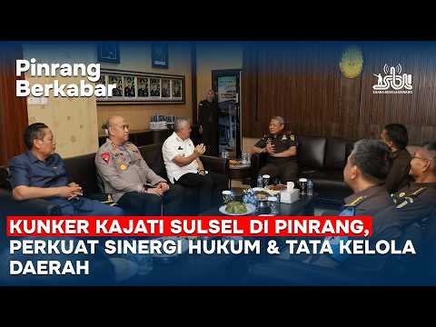 Pinrang Berkabar | Kunker Kajati Sulsel di Pinrang, Perkuat Sinergi Hukum & Tata Kelola Daerah