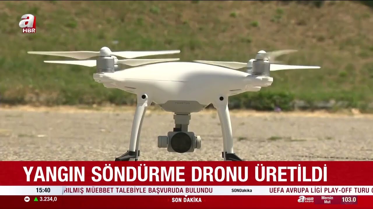 Türkiye'nin Yapay Zeka Destekli Yangın Söndürme Dronu