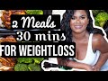 30 Minuet Healthy Meal Prep For Weight loss! SHARIA BROOKS 2020