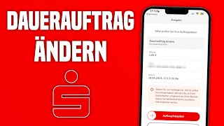 Sparkasse Dauerauftrag Ändern Anleitung | Dauerauftrag Sparkasse Ändern 2024