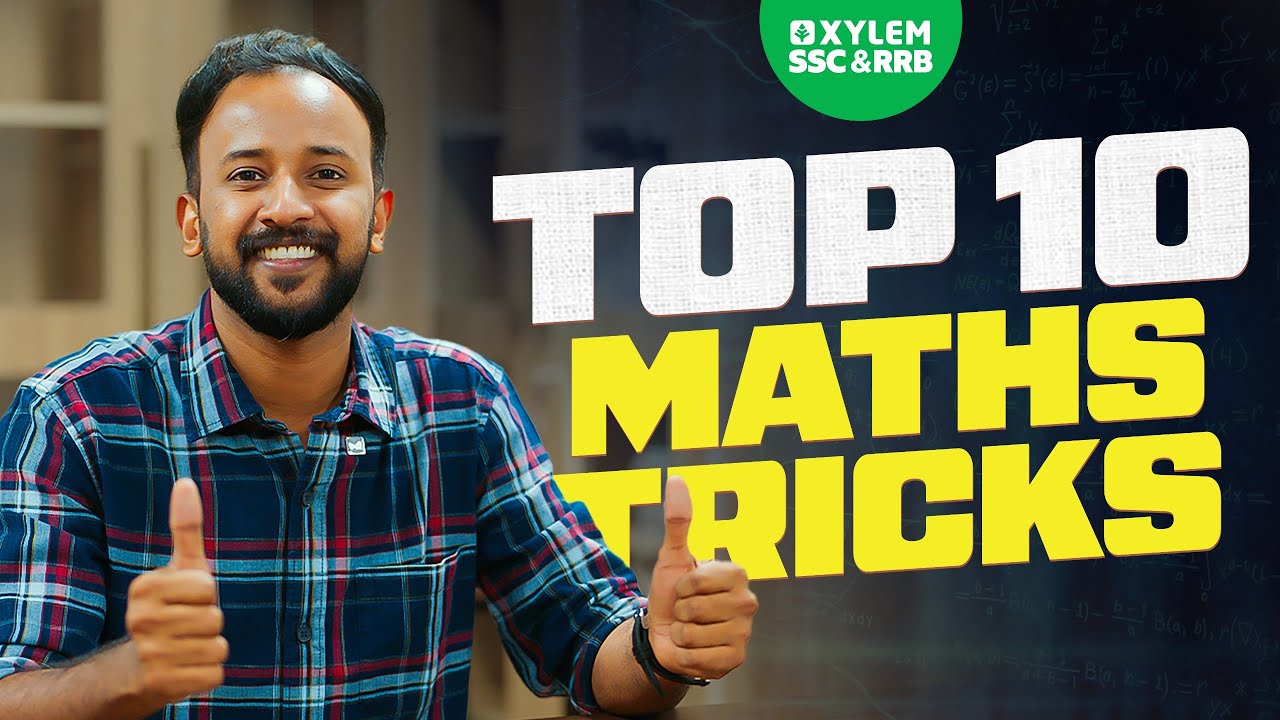 Top 10 Maths Tricks | SSC | RRB | Xylem SSC & RRB