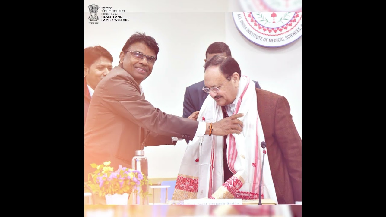 Shri Jagat Prakash Nadda's visit to AIIMS Guwahati for