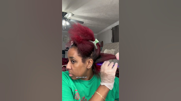 How to color hair red without bleach | how to color natural hair red | no damage hair color at home