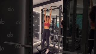 #mallikasherawat getting #stronger 🔥 by doing some #hardcore #workout #shorts