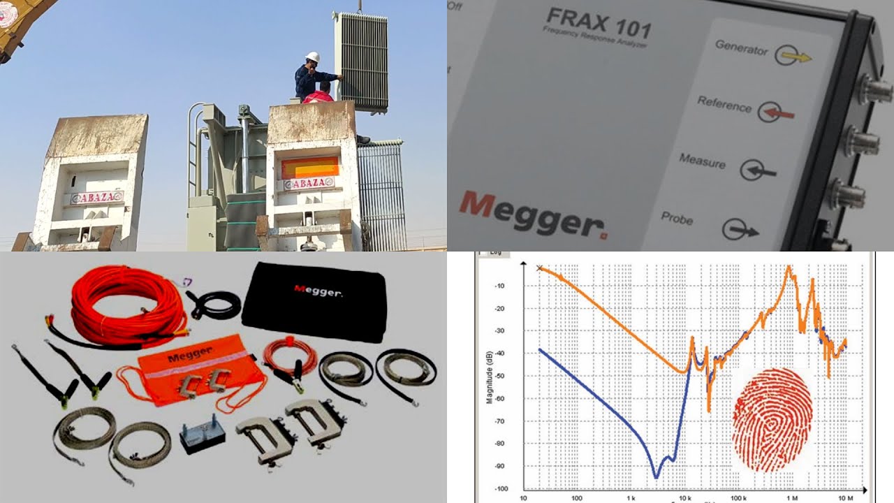 ما هو اختبار البصمة SFRA test لمحولات القدرة ؟ وما الهدف منة sweep frequency response analysis
