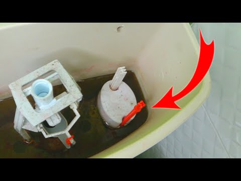 Регулировка набора воды в сливном бачке унитаза! Adjusting the water intake in the toilet cistern!