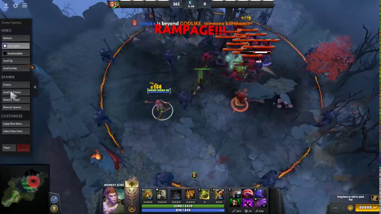 new hero monkey king dota 2 demo