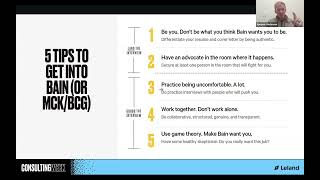 5 Tips to Get into Bain