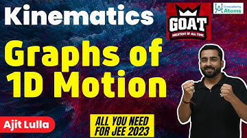 Kinematics: Graphs of 1-D Motion | JEE 2023 | The G.O.A.T Series | Ajit Lulla