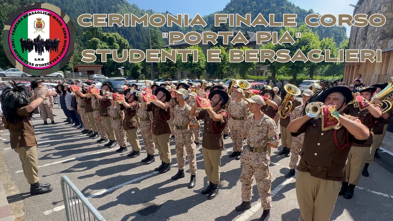 Fanfara Bersaglieri Magg.re Gino Giudici di Palazzolo S/O - Cerimonia chiusura Corso 