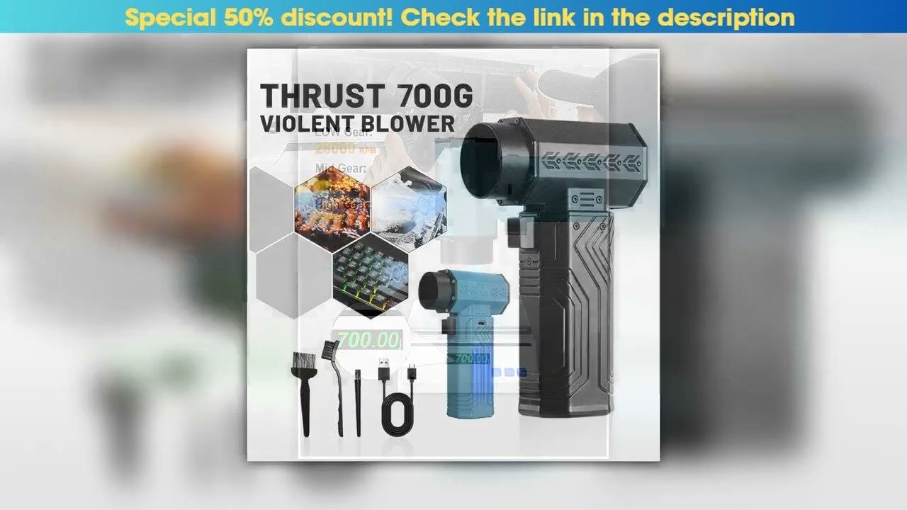 Dust Blower Fan — Exclusive (2025): Dust Blower Fan 700g Thrust Max Powerful Air Blower