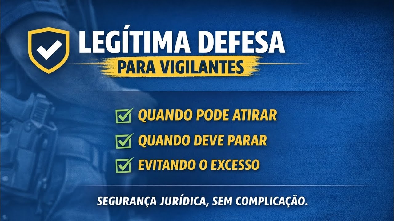 LEGÍTIMA DEFESA | Quantos Disparos  o vigilante pode dar? O que a lei realmente diz.