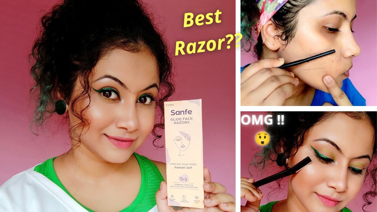 Sanfe Glide Face Razor Review And Application Best Razor For Women