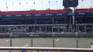 2014 Formula 1 Australian Grand Prix - Practice 1 - Pit Straight Sound