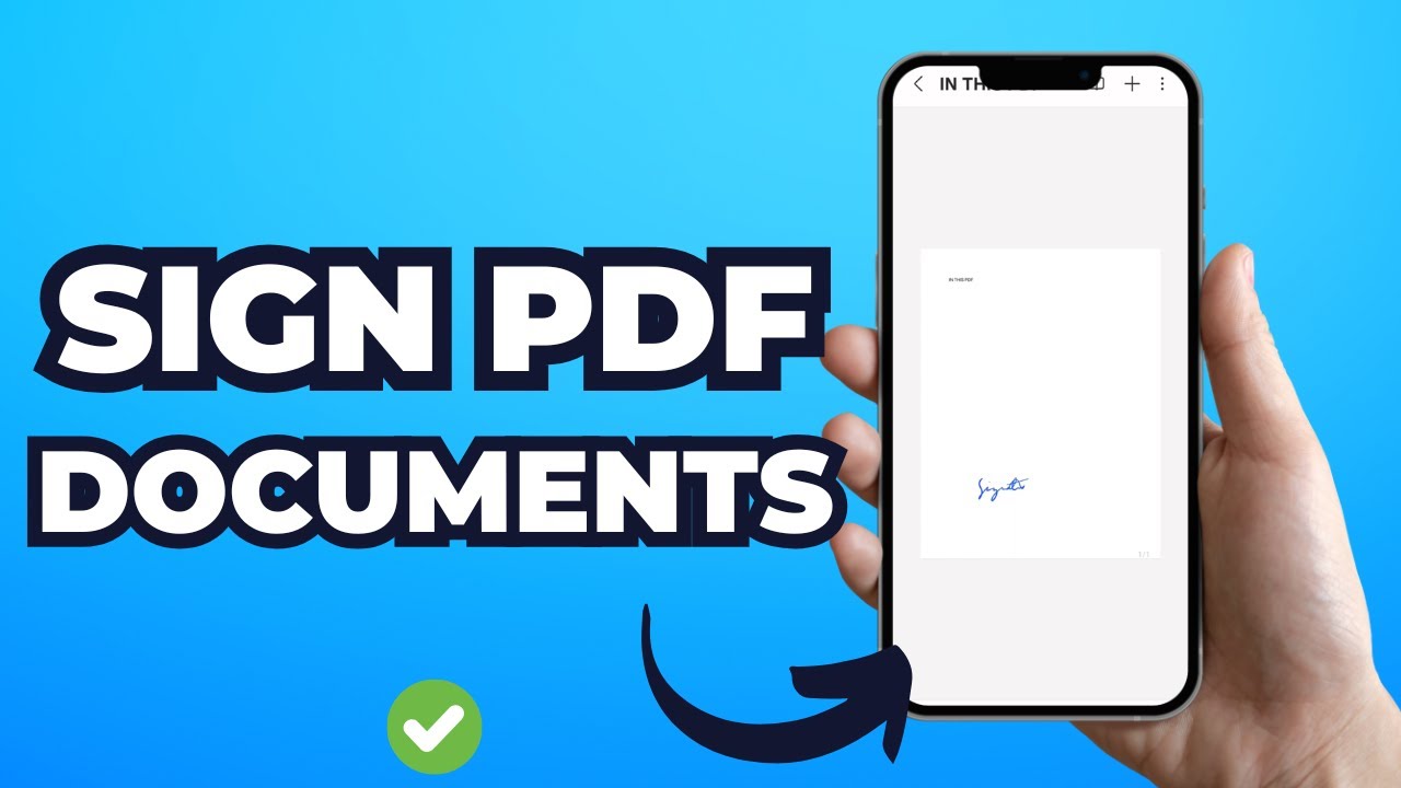 How to Sign PDF Documents on any Samsung Galaxy Phone (Easy Tuto) - YouTube