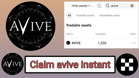 avive claim start || withdrwa avive in okx || now you can claim avive || instant claim in okx #avive
