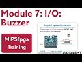 MIPSfpga - Module 7: I/O: Buzzer