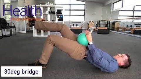 30deg bridge for hamstring, hip & core strength | Melbourne Sports Chiropractor