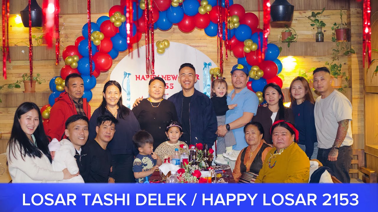 CELEBRATING LOSAR EVE WITH MY FAMILY / HAPPY NEW YEAR 2153 YEAR OF THE FIRE HORSE / AT FRESH ELEMENT