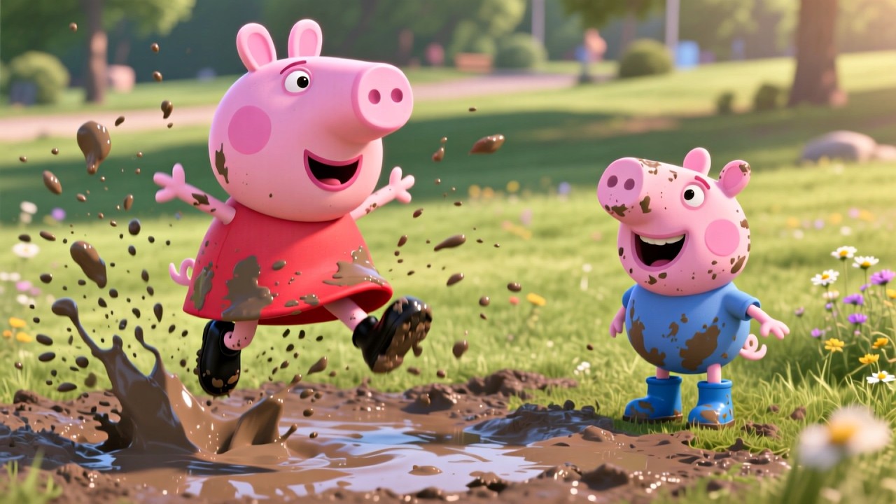 Peppa Pig Park Fun 🐷🎠🎶 Fun Kids Song | Playtime Adventure