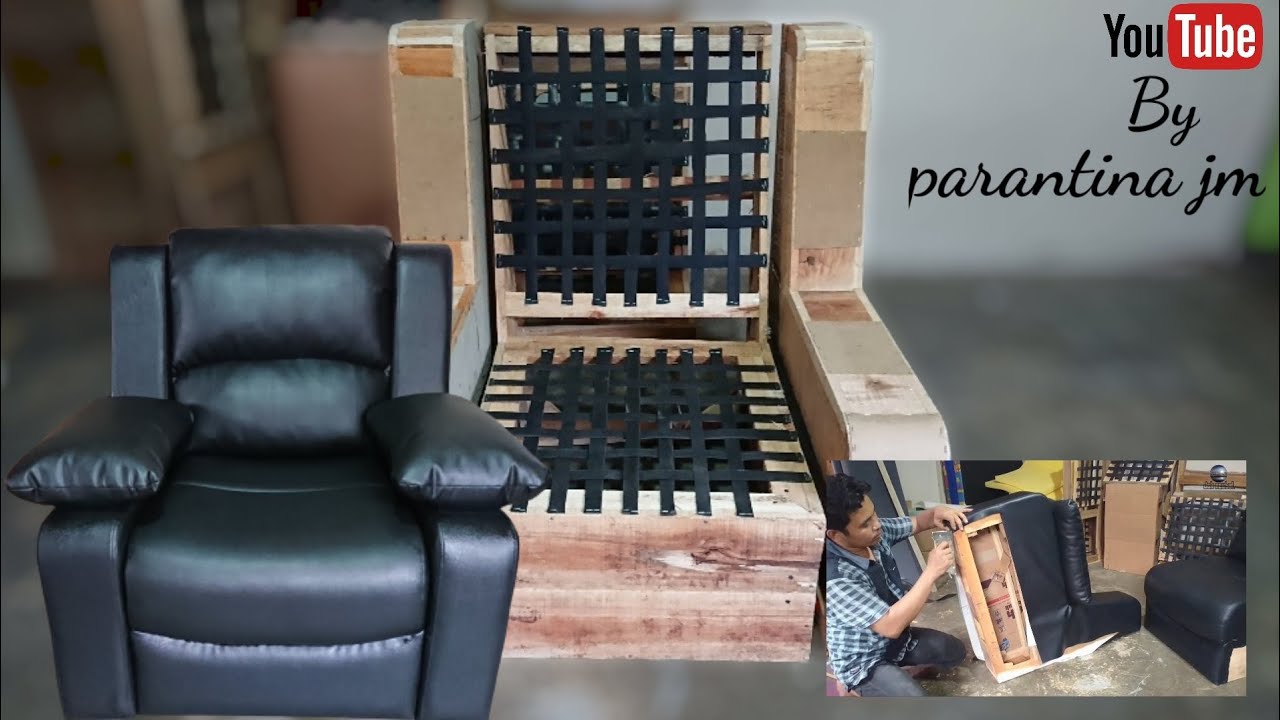 cara membuat sofa gembul tanpa reklening