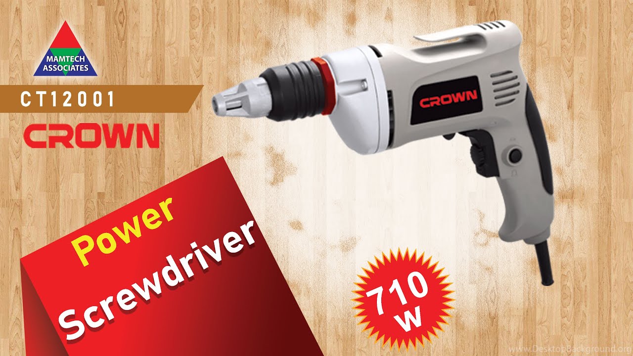 How To Use Power Screwdriver Crown CT12001 Mamtech Associates