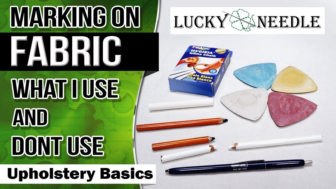 Marking On Fabric What I Use And Dont Upholstery Basics Marking On Fabric What I Use And Dont Upholstery Basics