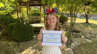 Disney College Program (DCP) | Acceptance Video | Application Process