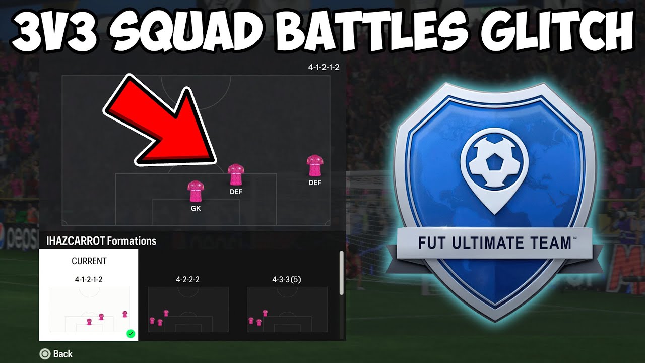 SQUAD BATTLES 3v3 GLITCH (EA FC 24 PLAY SQUAD BATTLES 3 VS 3) - YouTube