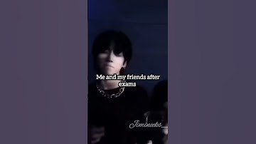 Me and my friends after exam. #jungkook #jhope #bts #army #namjoon