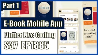 Famous [Flutter] Flutter Live Coding EP1885 (E-Book App Part 1) Wealth