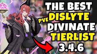 UPDATED 𝐃𝐈𝐕𝐈𝐍𝐀𝐓𝐄  PRIORITY PVE TIERLIST 3.4.6 TIERLIST - DIVINATE TIERLIST | DISLYTE