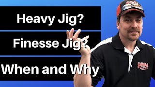 When to Use a Heavy Jig vs Finesse Jig | How I Determine What Size Bass Jig to Use