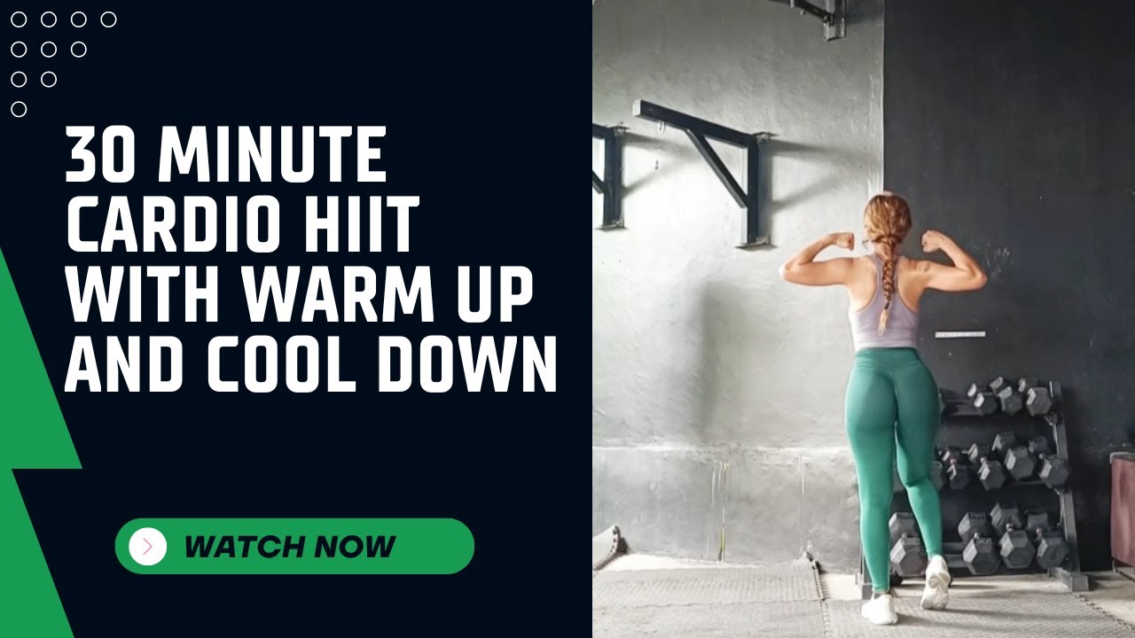 30 Minute HIIT Cardio at Home| with Warm up and Cool Down - YouTube