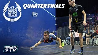 Squash Allam British Open 2018 - Men s QF Roundup