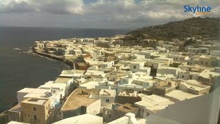 🔴 Recorded live footage from Nisyros - Greece | SkylineWebcams