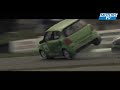 Gros crash British Rallycross Rd2 Knockhill 2012