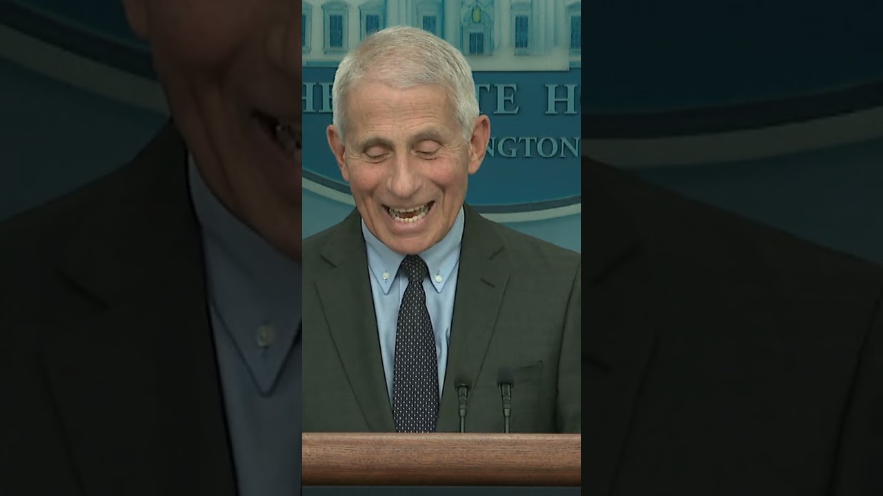 صورة فيديو : Dr. Anthony Fauci gives his last Covid-19 briefing as White House chief medical advisor #Shorts