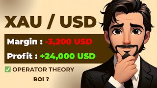 XAU/USD Live Trading | Operator Theory | Margin Used 3,200 USD & Profit Booked +24,000 USD