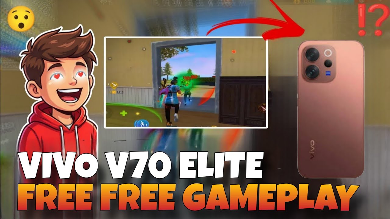 Vivo V70 ELITE Free Fire gameplay test