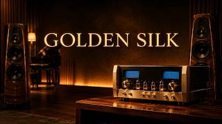 Hi Res Smooth Jazz | Golden Silk | Blue Meter Tube Amp & Luxury Wood Speakers Listening Room Jazz