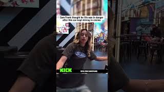 Sam Frank thought he life was in danger after this car kept driving in circles #samxfrank #fyp 