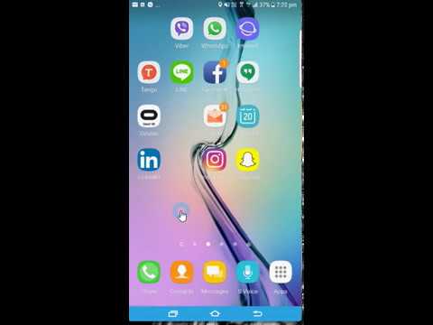Vídeo: Como você remove ícones do Galaxy s6?