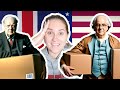 Greatest UK vs USA Story Never Told! // American and British Cardboard! (seriously)