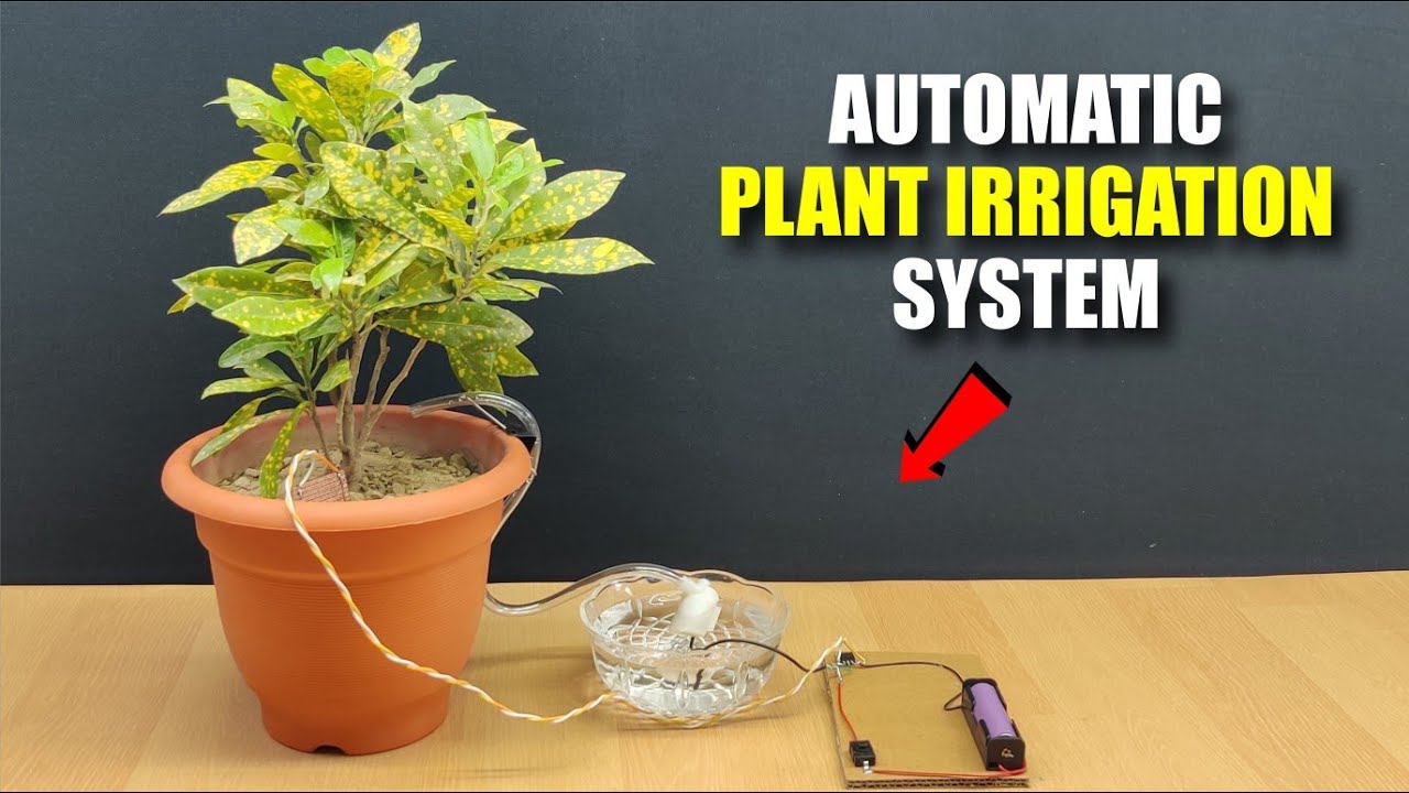 Plant Irrigation System Without Arduino UNO|| Plant Irrigation System ...