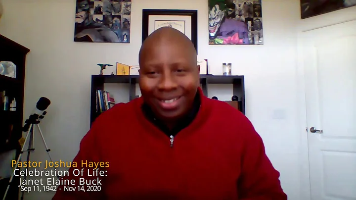 Pastor Joshua Hayes.  Janet Buck's Celebration Of ...