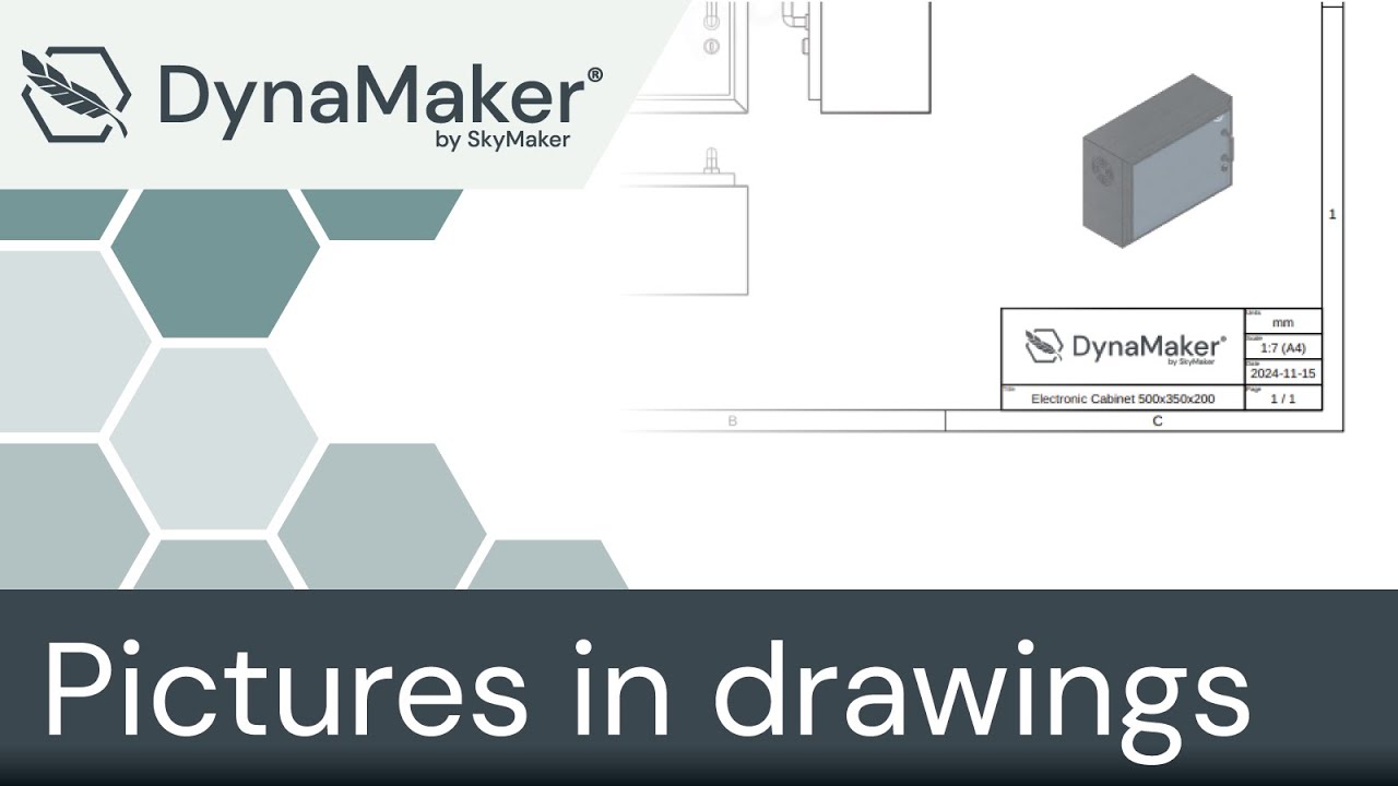 How to Add Pictures to Drawings in DynaMaker - YouTube