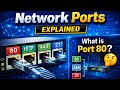 What is a Port? | Port 80, 443, 22, 21 Explained Clearly 🔥 (Networking Basics)