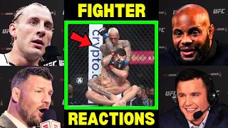 UFC Fighters REACT to Charles Oliveira BEATING Max Holloway | UFC 326